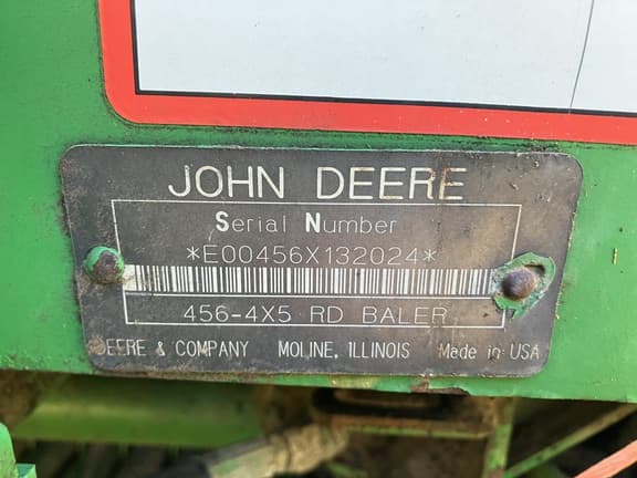Image of John Deere 456 equipment image 3