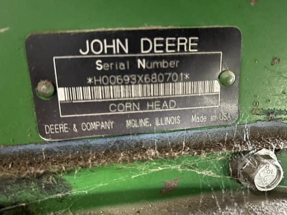 Image of John Deere 693 equipment image 4