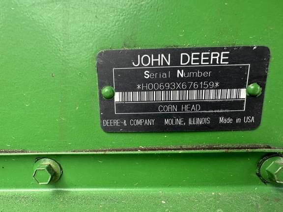 Image of John Deere 693 equipment image 1