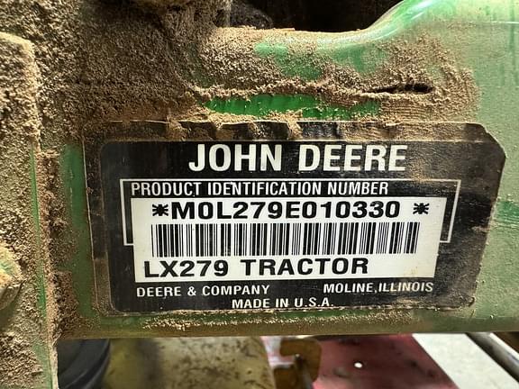 Image of John Deere LX279 equipment image 1