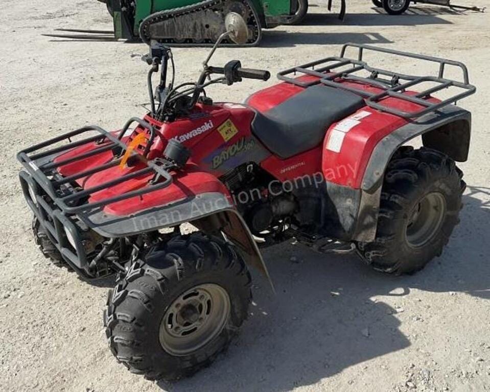 SOLD - 1998 Kawasaki Bayou 300 Lot No. 395 Other Equipment with