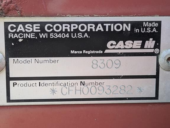 Image of Case IH 8309 equipment image 4