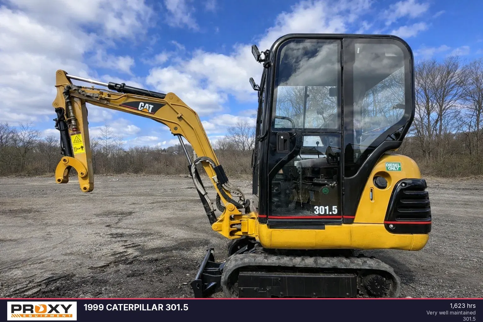 1999 Caterpillar 301.5 Equipment Image0
