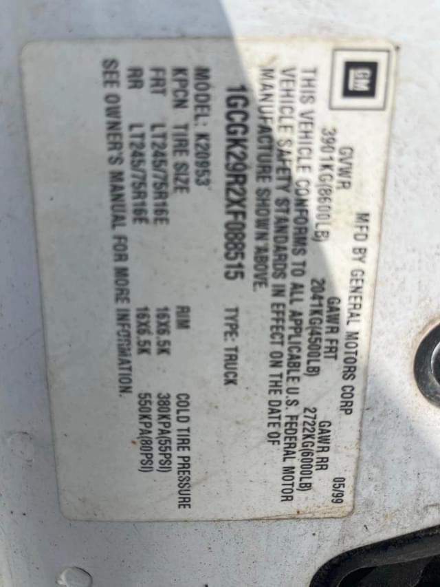 Image of Chevrolet 2500 equipment image 4