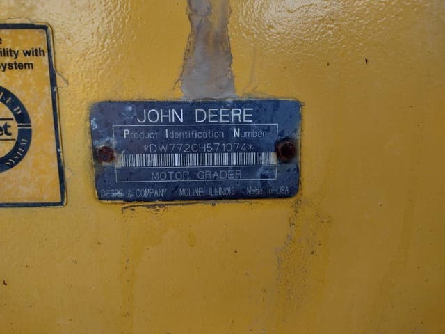 Image of John Deere 772CH equipment image 4