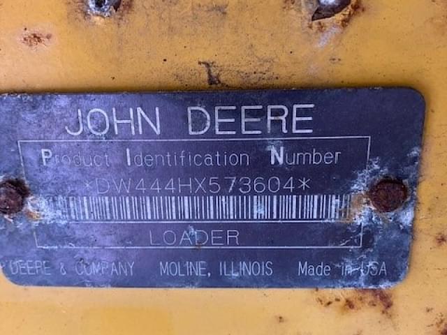 Image of John Deere 444H equipment image 4