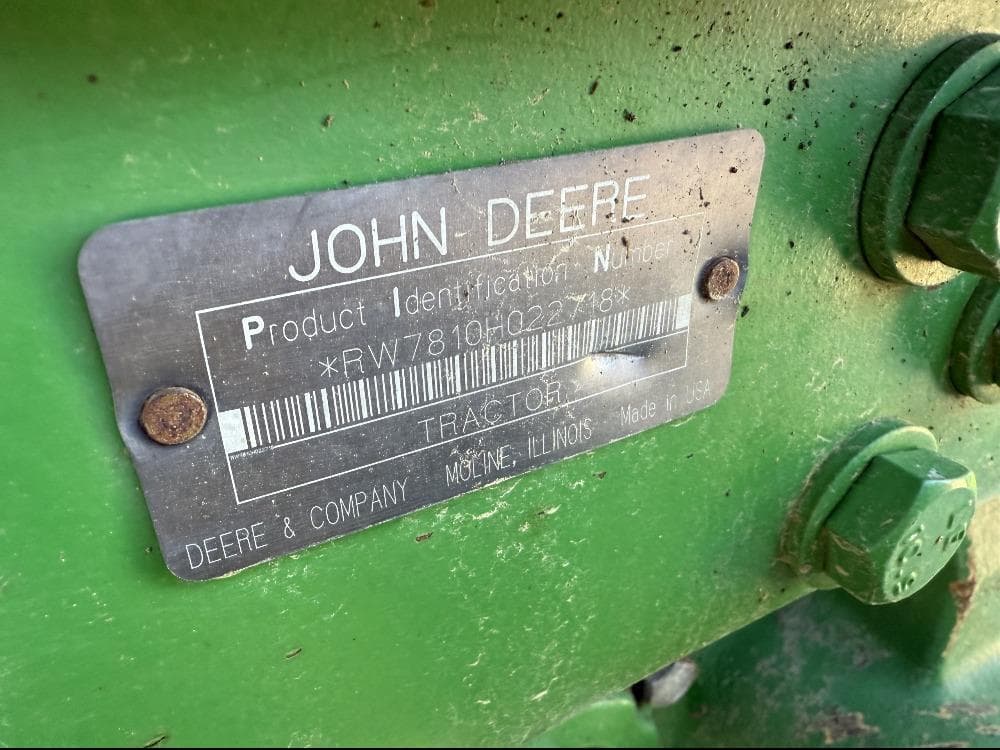 Image of John Deere 7810 Image 1