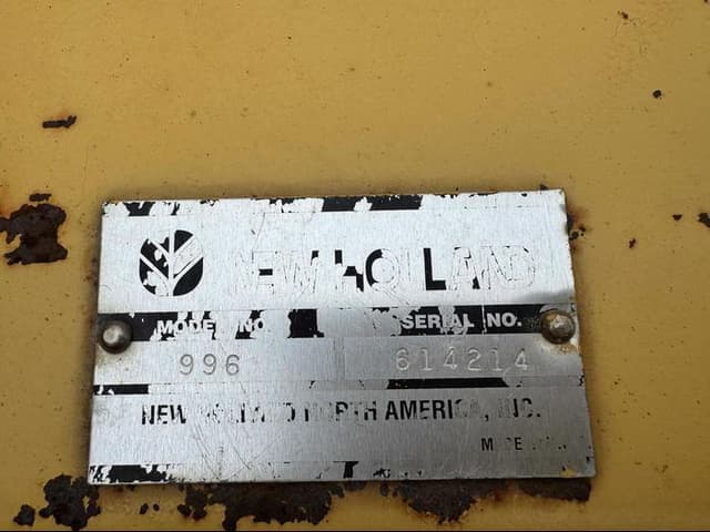 Image of New Holland 996 equipment image 2