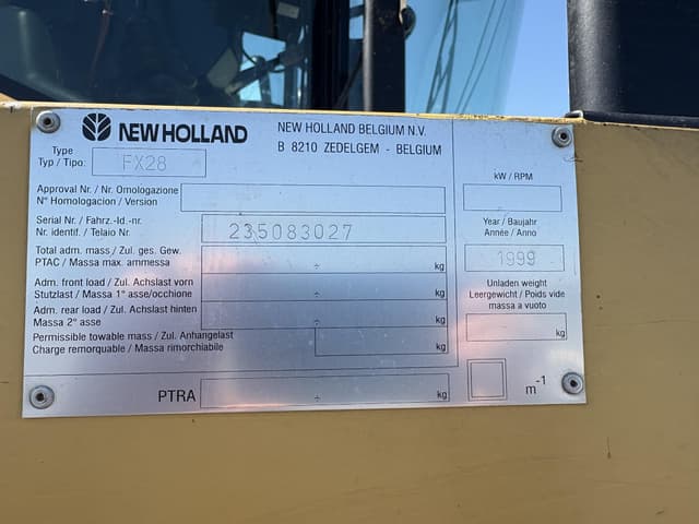 Image of New Holland FX28 equipment image 2