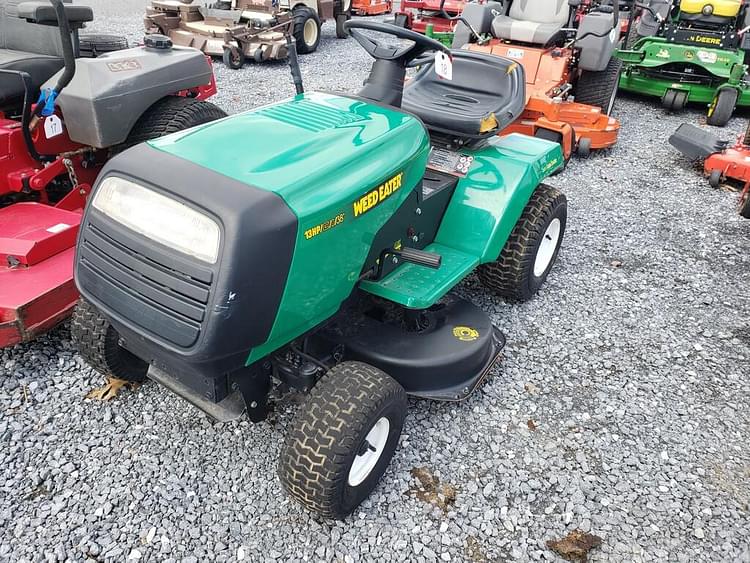 Weed eater riding online mower