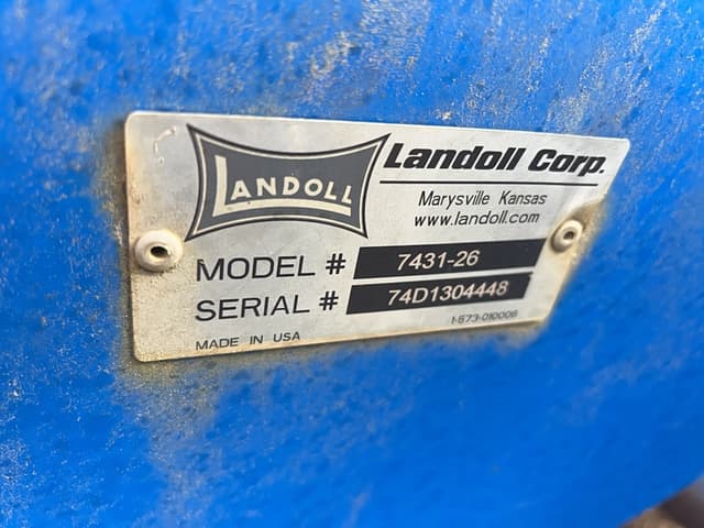 Image of Landoll 7431-26 equipment image 2