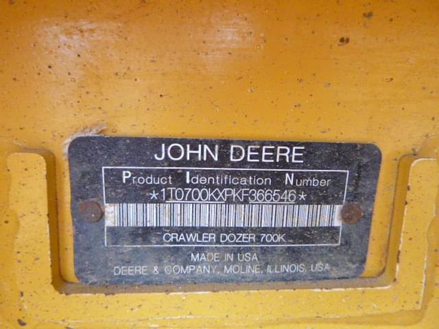 Image of John Deere 700K LGP equipment image 4