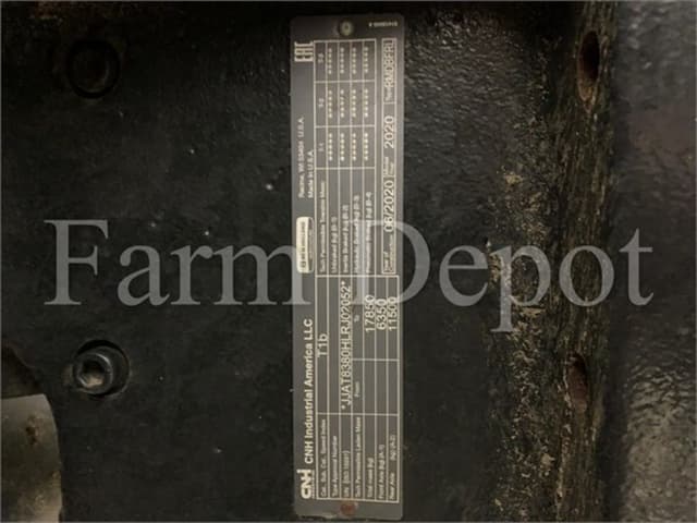 Image of New Holland T8.380 equipment image 1