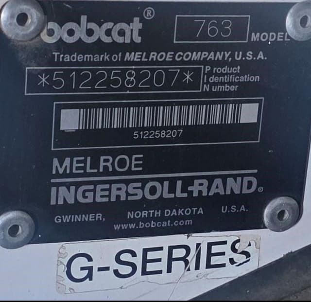 Image of Bobcat 763 equipment image 1