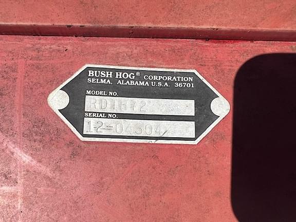 Image of Bush Hog RDTH72 equipment image 4