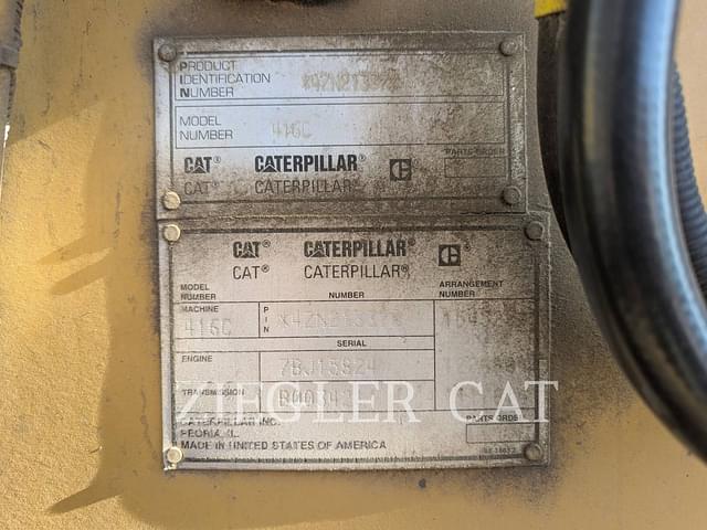 Image of Caterpillar 416C equipment image 3