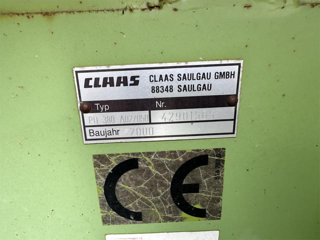 Image of CLAAS PU380 equipment image 2