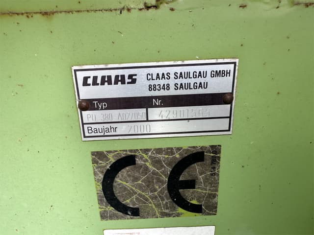 Image of CLAAS PU380 equipment image 2
