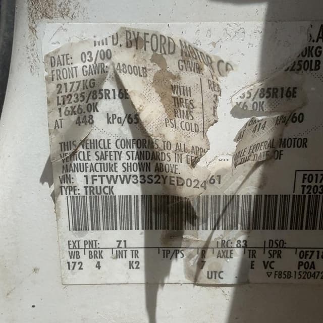 Image of Ford F-350 equipment image 1