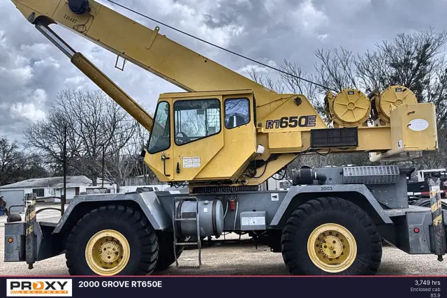 Image of Grove RT650E equipment image 1