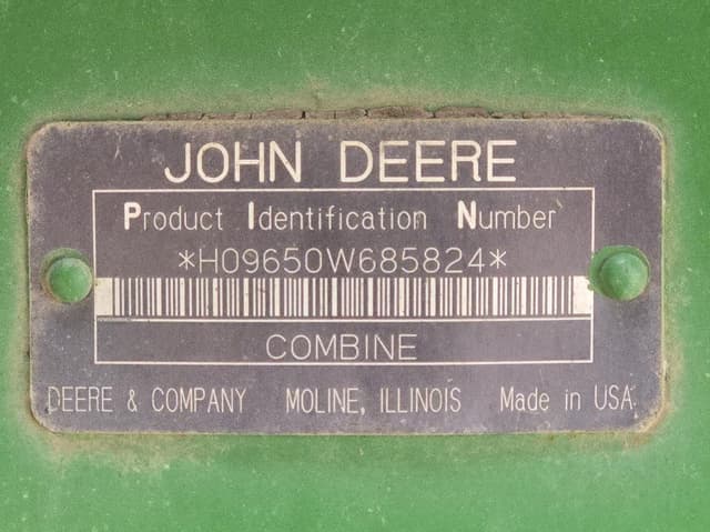Image of John Deere 9650 equipment image 1