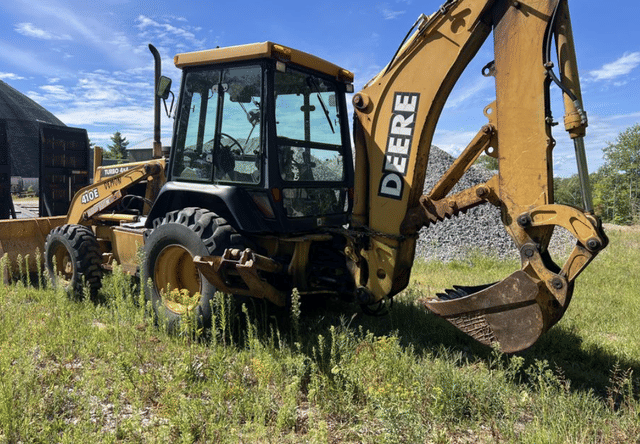 Image of John Deere 410E Turbo equipment image 1