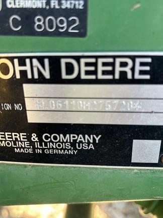 Image of John Deere 6110 Image 1