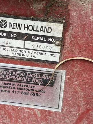 Image of New Holland 648 equipment image 1