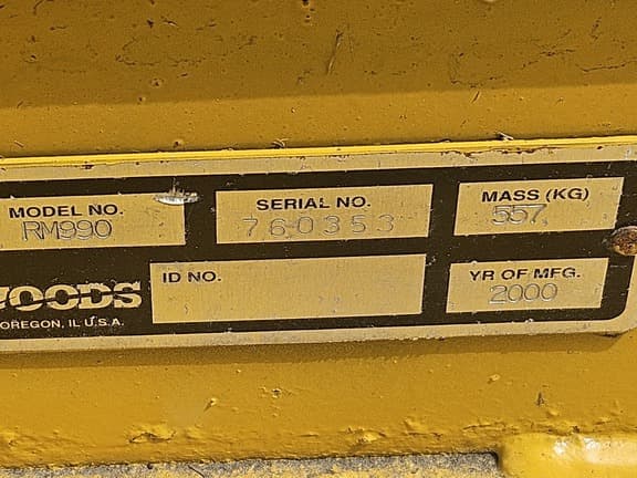 Image of Woods RM990 equipment image 4