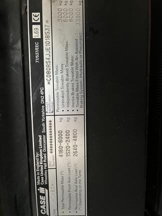 Image of Case IH CX80 equipment image 1