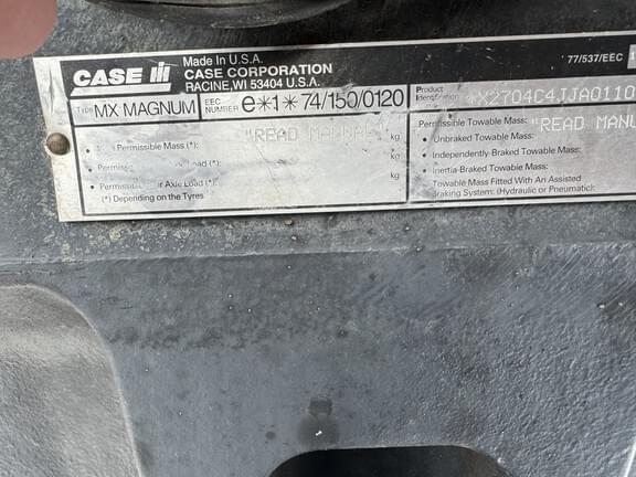 Image of Case IH MX270 equipment image 4