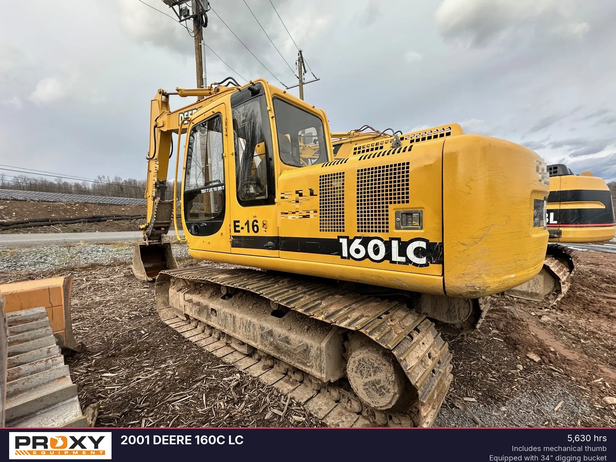 2001 John Deere 160C LC Equipment Image0