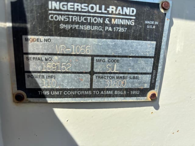 Image of Ingersoll Rand VR-1056 equipment image 2
