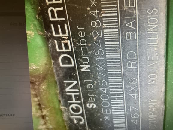 Image of John Deere 467 equipment image 4