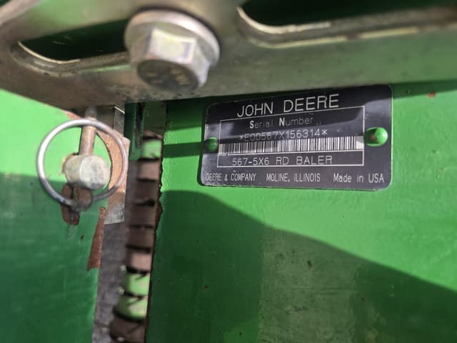 Image of John Deere 567 equipment image 1