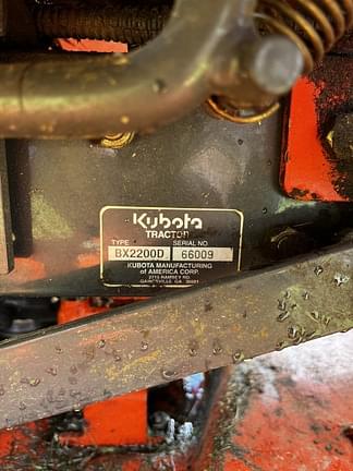 Image of Kubota BX2200D equipment image 3