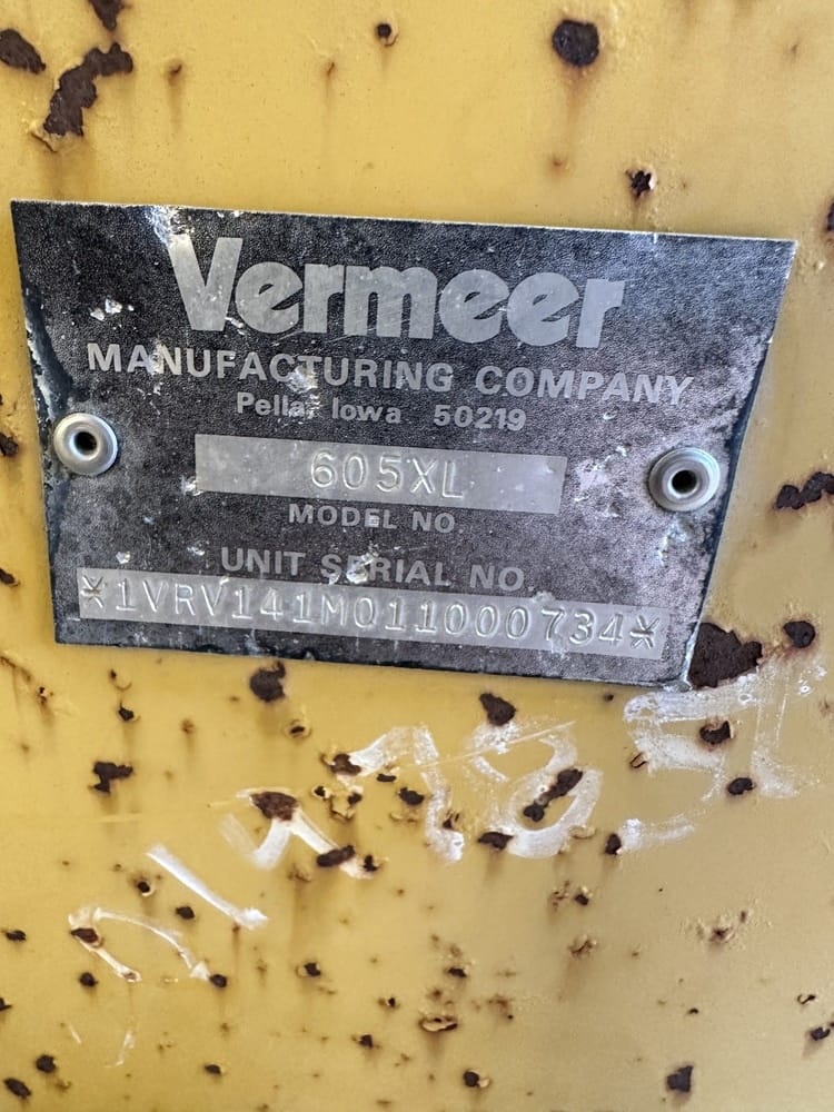 2001 Vermeer 605XL Equipment Image0