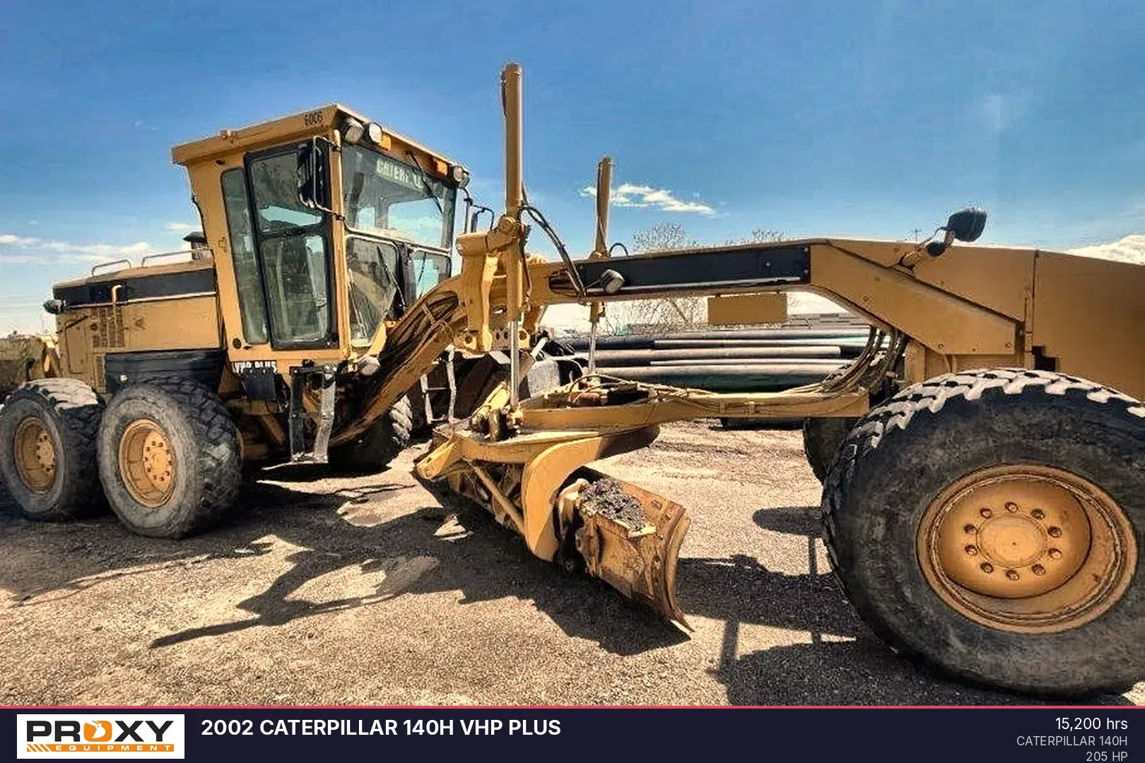 2002 Caterpillar 140H VHP Plus Equipment Image0