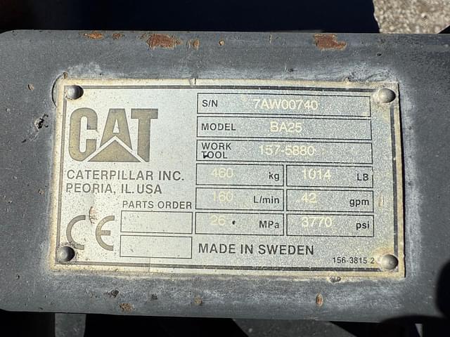 Image of Caterpillar BA25 equipment image 4