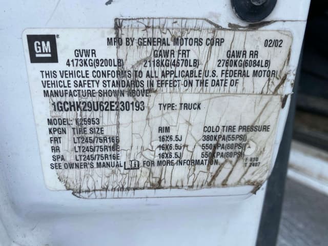 Image of Chevrolet 2500HD equipment image 4