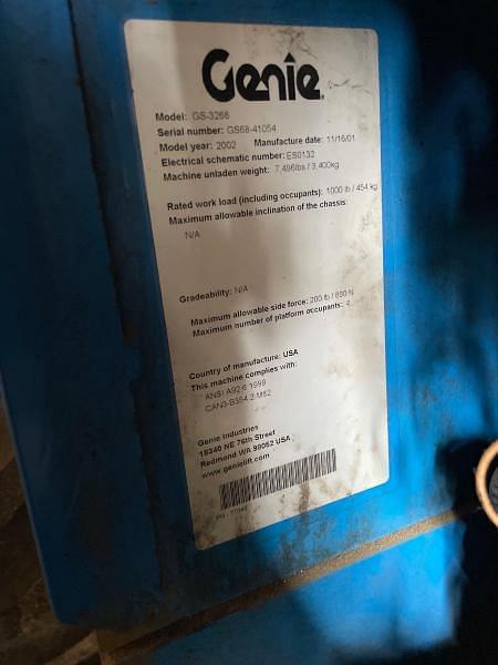 Image of Genie GS3268 equipment image 4