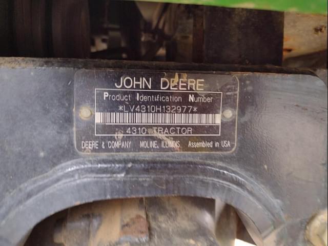 Image of John Deere 4310 equipment image 4