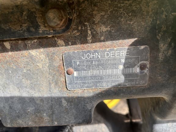 Image of John Deere 5320 equipment image 3