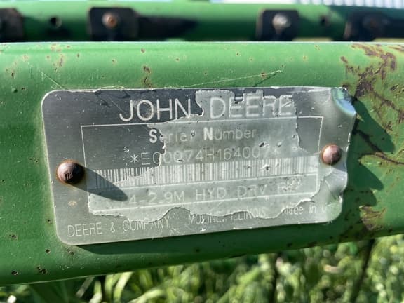 Image of John Deere 74 equipment image 2