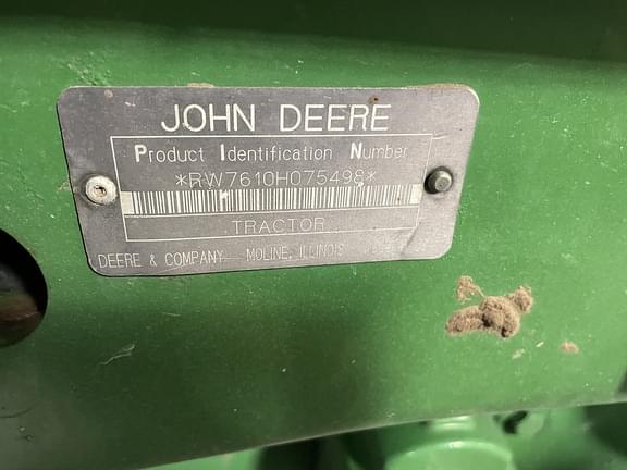 Image of John Deere 7610 equipment image 4