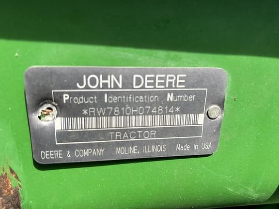 Image of John Deere 7810 equipment image 1
