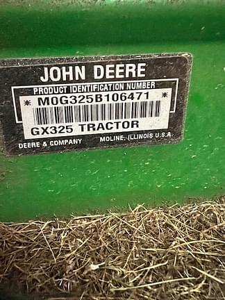 Image of John Deere GX325 equipment image 4