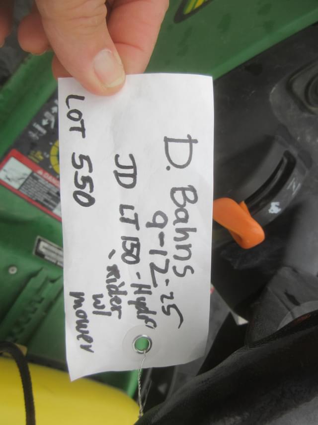 Image of John Deere LT150 equipment image 1