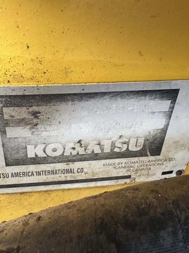 Image of Komatsu WA450 equipment image 4