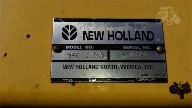 Image of New Holland 98C equipment image 2